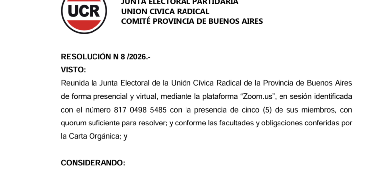 RESOLUCIÓN N 8 /2026