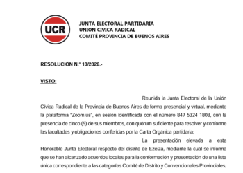 RESOLUCIÓN N.° 13/2026