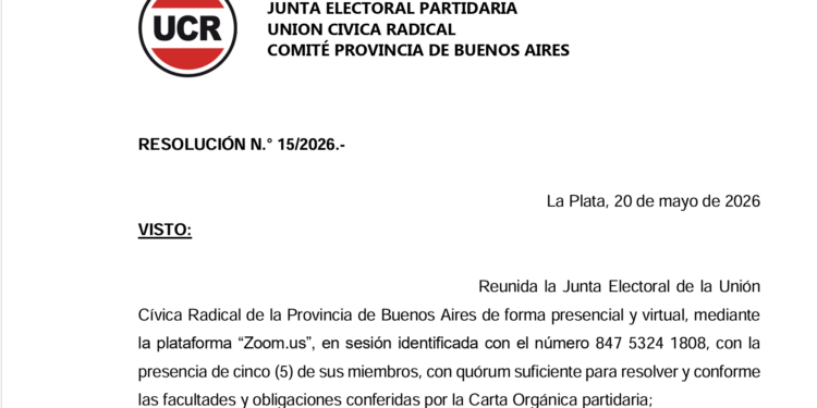 RESOLUCIÓN N.° 15/2026