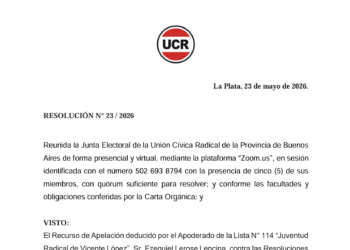 RESOLUCIÓN N° 23 / 2026