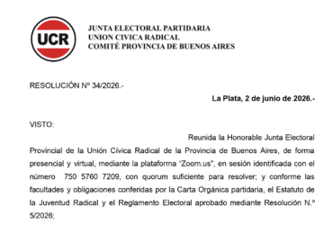 RESOLUCIÓN Nº 34/2026