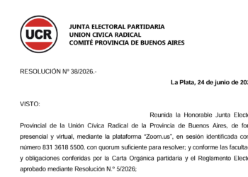 RESOLUCIÓN Nº 38/2026