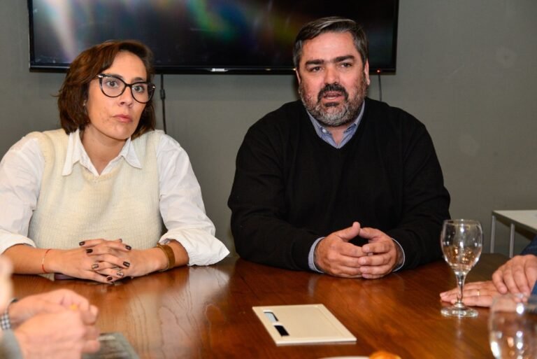 Emiliano Balbín en la reunión con el Foro de Intendentes Radicales
